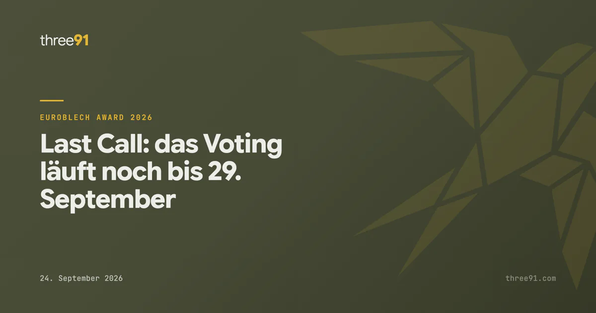 Last Call: Voting zum EuroBLECH Award läuft